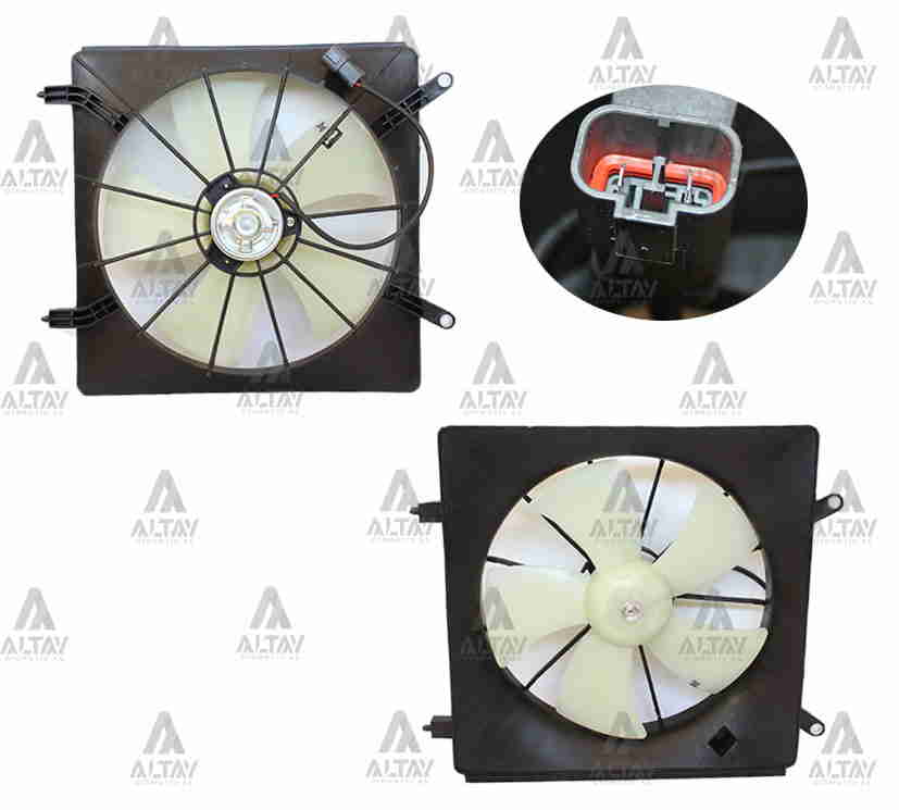 Honda CR-V Radyatör Fan ve Motoru 2002-2006 Fan Crv OEM 19030-PR4-A02 Honda CR-V Radyatör Fan ve Motoru 2002-2006 Fan Crv OEM 19030-PR4-A02